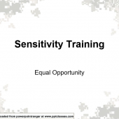 Sensitivity Training