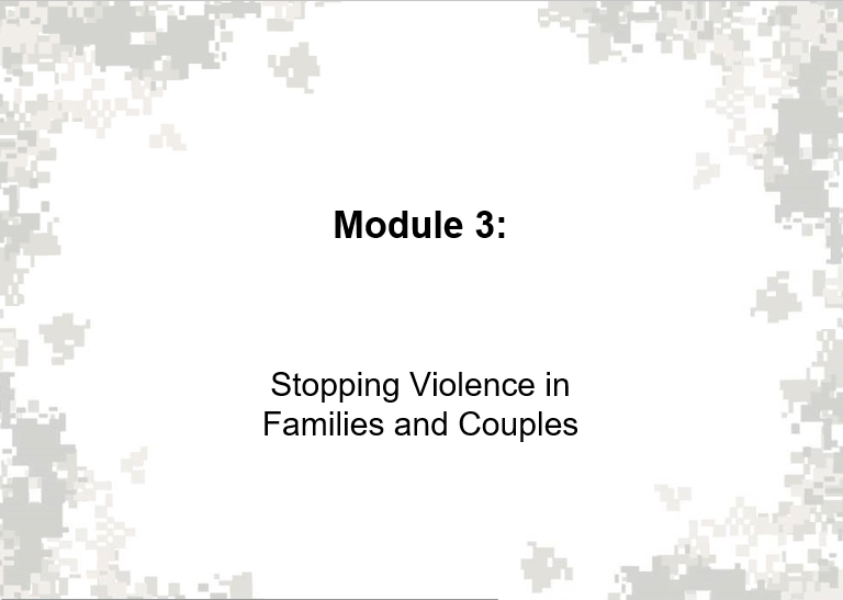 Stopping Violence In Families And Couples