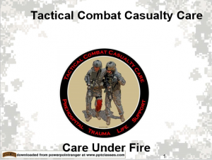 TCCC: Care Under Fire - PowerPoint Ranger, Pre-made Military PPT Classes