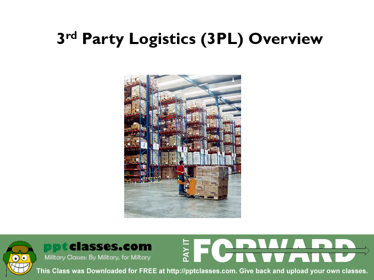 Third Party Logistics