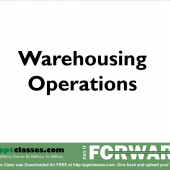 Warehousing Operations