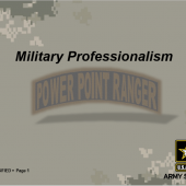 Army Professionalism