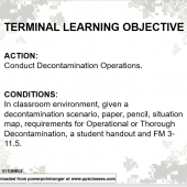 Conduct Decontamination Operations