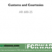 Army Customs and Courtesy