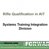 Rifle Qualification in AIT