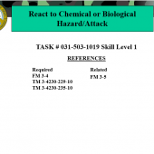 031-COM-1019 (React to Chemical or Biological (CB) Hazard/Attack)