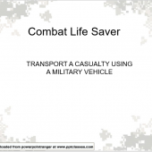 081-831-1051 (Transport a Casualty using a Military Vehicle)