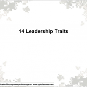 14 Leadership Traits