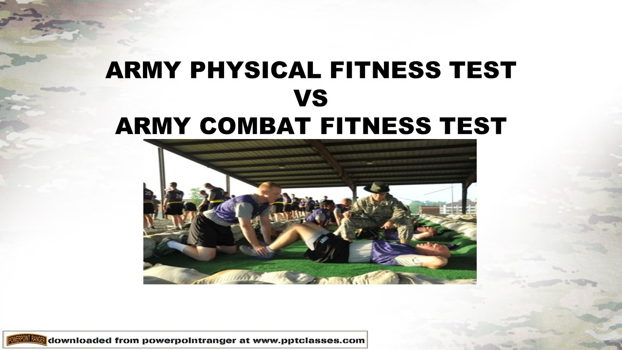 ACFT vs APFT - PowerPoint Ranger, Pre-made Military PPT Classes