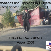 Afghanistan Lessons Learned