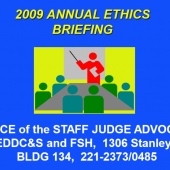 Annual Ethics Briefing