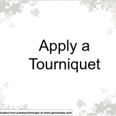 Apply a Tourniquet