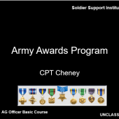 Army Awards Program