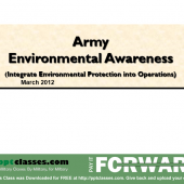 Army Environmental Operations