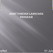 Army Language Program