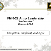 Army Leadership-Overview(FM 6-22)