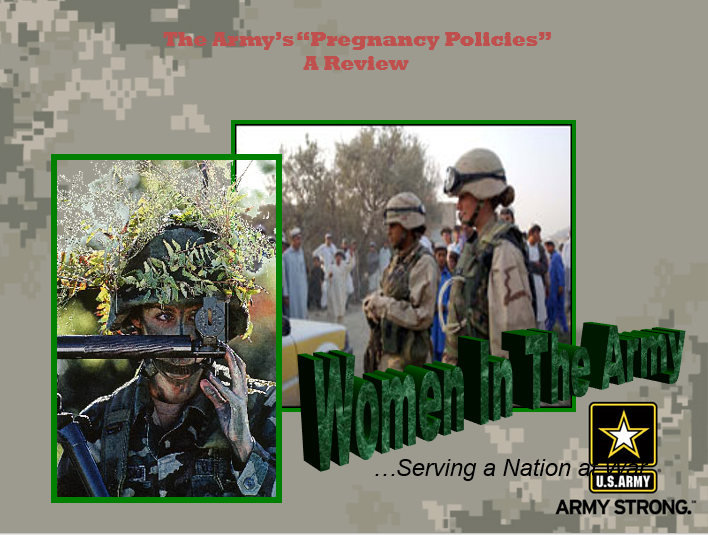 Army Pregnancy