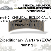 Chemical, Biological, Radiation (CBR)-Navy