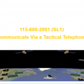 Communicate via Tactical Telephone