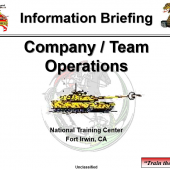 Company/Team Operations