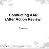 Conducting AAR