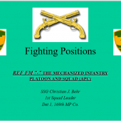 Construct a Fighting Position