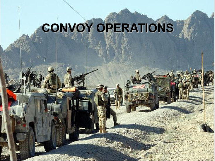 Convoy Operations at the Squad