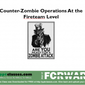 Counter-zombie Operations at the fireteam level