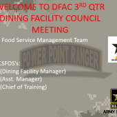 DFAC Council Meeting