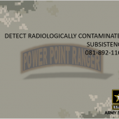 Detect Radiologically Contaminated Subsistence