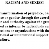 EO – Racism and Sexism