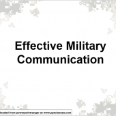 Effective Military Communication