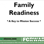 Family Readiness Briefing