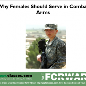 Females should be allowed in Combat Arms