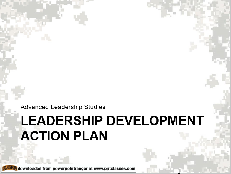Leadership: Develop an Action Plan Version II