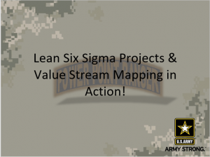 Lean Six Sigma - Projects and Value Stream Mapping - PowerPoint Ranger ...