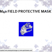 M40 Protective Mask (Navy)