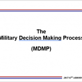 Military Decision Making Process (MDMP)