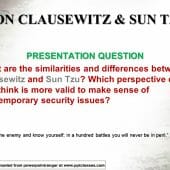 Von Clausewitz and Sun Tzu