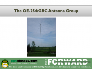 Oe-254 Antenna Set-up - Powerpoint Ranger, Pre-made Military Ppt Classes