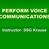 PERFORM VOICE COMMUNICATIONS