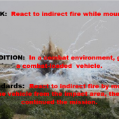 React to Indirect Fire when Mounted