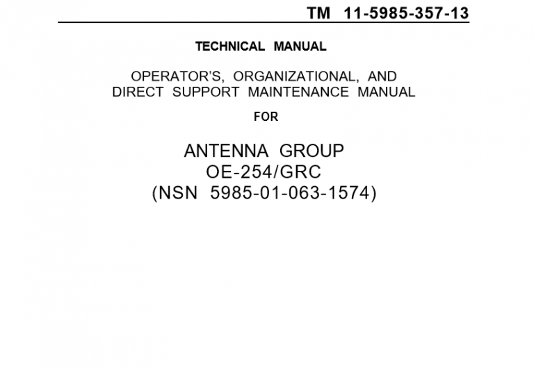 Setup an OE-254 Antenna Group - PowerPoint Ranger, Pre-made Military ...