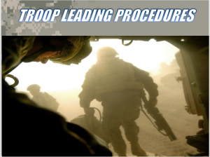 Troop Leading Procedures (TLP) - PowerPoint Ranger, Pre-made Military ...