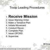 Troop Leading Procedures (TLP)