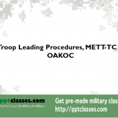 Troop Leading Procedures