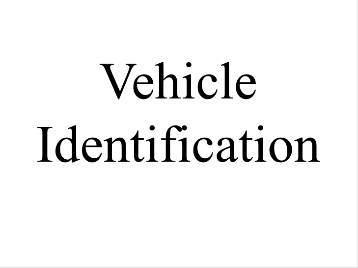 Vehicle ID