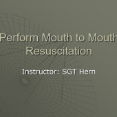 Perform Mouth to Mouth Resuscitation