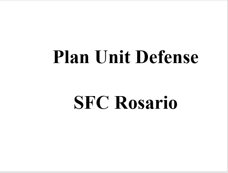 A power class to plan a unit defense