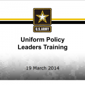 Uniform Policy Leaders Training